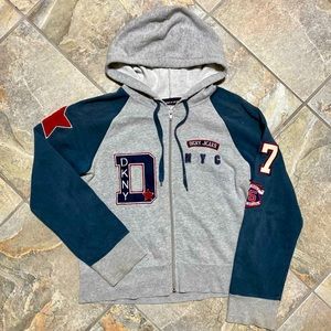 DKNY zip up hoodie